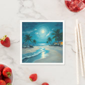 Bathed in Mondlicht Serviette (Beispiel)