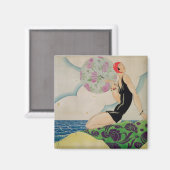 Bather, c.1925 magnet (Vorderseite/Rückseite)