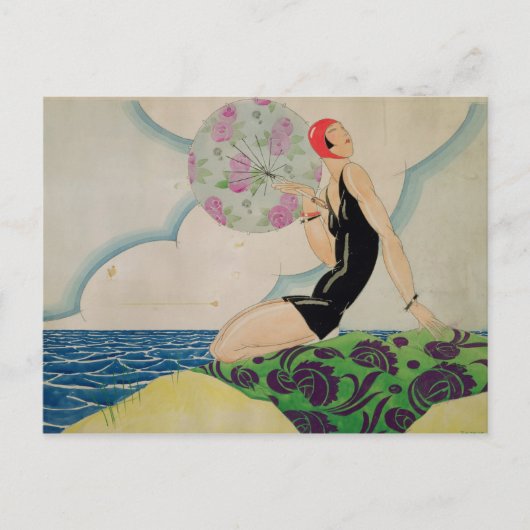 Bather, c.1925 postkarte (Vorderseite)