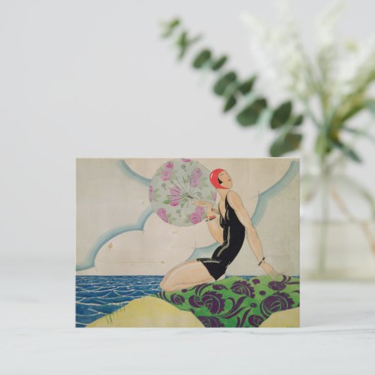 Bather, c.1925 postkarte (Stehend Vorderseite)