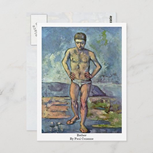Bather von Paul Cezanne Postkarte (Vorne/Hinten)