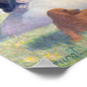 Bathers at Asnières - Georges Pierre Seurat Poster (Ecke)