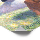 Bathers at Asnieres, Georges Seurat Poster (Ecke)