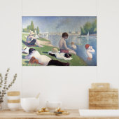 Bathers at Asnieres, Georges Seurat Poster (Küche)