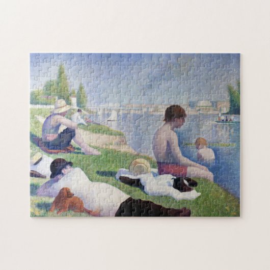 Bathers in Asnieres, Seurat Puzzle (Horizontal)