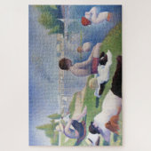 Bathers in Asnieres, Seurat Puzzle (Vertikal)