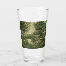 Bathers in Grünwaldlandschaft (Vintage Kunst)