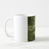 Bathers in Grünwaldlandschaft (Vintage Kunst) Kaffeetasse (Links)