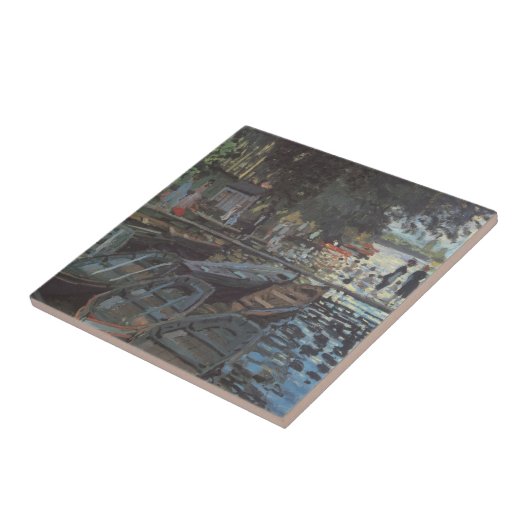 Bathers in La Grenouillère von Claude Monet Fliese (Seite)