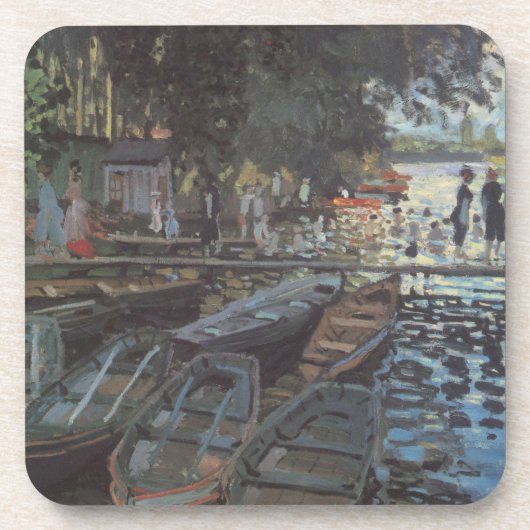 Bathers in La Grenouillère von Claude Monet Getränkeuntersetzer (Vorderseite)