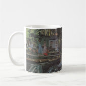 Bathers in La Grenouillère von Claude Monet Kaffeetasse (Links)