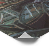 Bathers in La Grenouillère von Claude Monet Poster (Ecke)