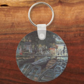 Bathers in La Grenouillère von Claude Monet Schlüsselanhänger (Vorderseite)