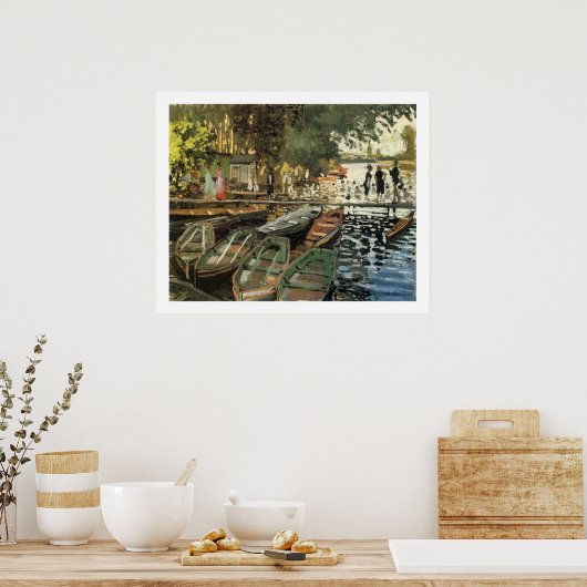 Bathers in La Grenovilliere Poster (Küche)