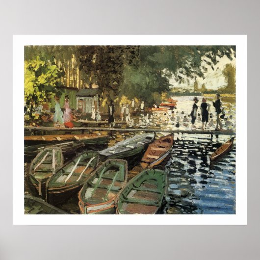 Bathers in La Grenovilliere Poster (Vorne)