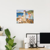 Bathers in Perros Guirec Maurice Denis Malerei Poster (Heimbüro)