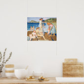 Bathers in Perros Guirec Maurice Denis Malerei Poster (Küche)