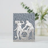 Bathers Postkarte (Stehend Vorderseite)