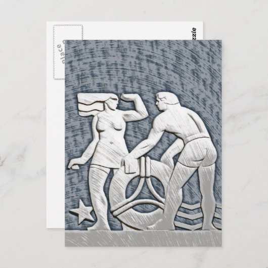 Bathers Postkarte (Vorne/Hinten)