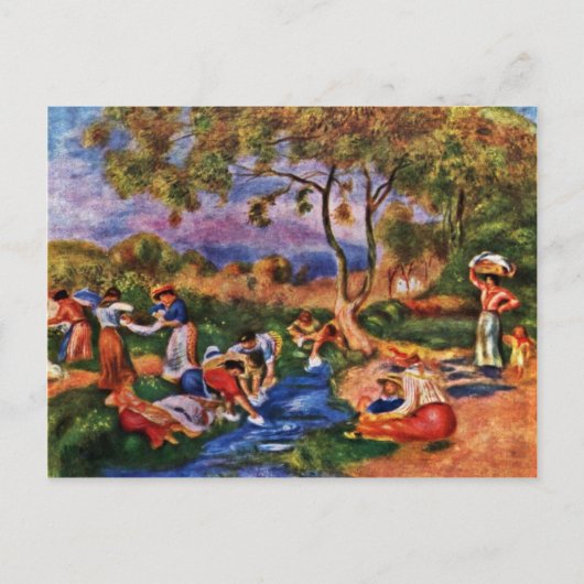 Bathers von Pierre-Auguste Renoir (beste Qualität) Postkarte (Vorderseite)