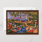 Bathers von Pierre-Auguste Renoir (beste Qualität) Postkarte (Vorne/Hinten)