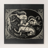 Bathin Dämonenkrieger Majestät Puzzle (Horizontal)