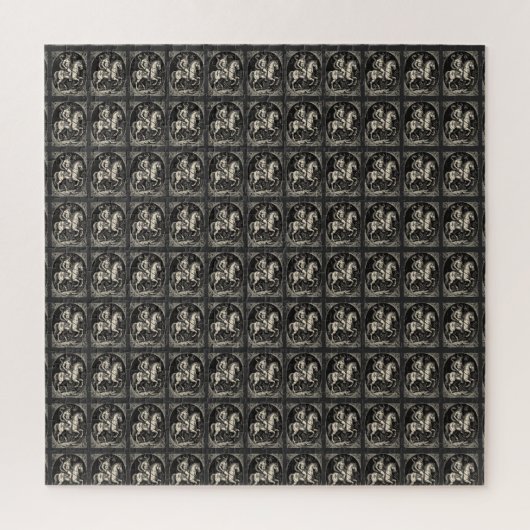 Bathin Dämonenkrieger Majestät Puzzle (Vertikal)