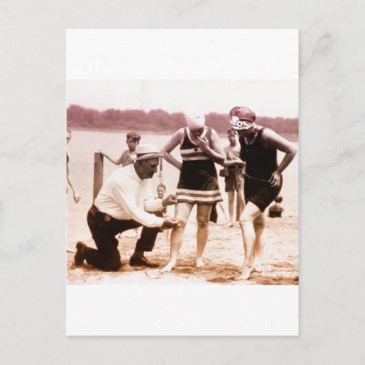 Bathing Beauties aus den 20er Jahren Postkarte (Vorderseite)