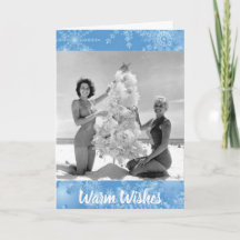 Bathing Beauties & Christmas Tree on Beach aus den