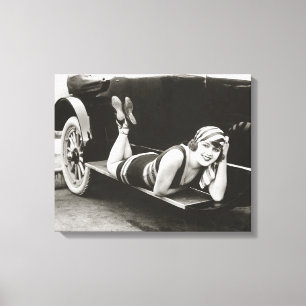 Bathing Beauty, 1918 Leinwanddruck