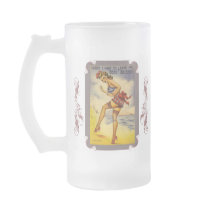 Bathing Beauty Funny Mattiert Beer Tasse