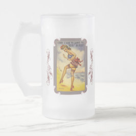 Bathing Beauty Funny Mattiert Beer Tasse