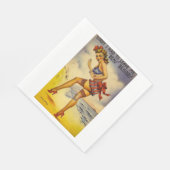 Bathing Beauty Funny Serviette (Ecke)