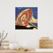 "Bathing Beauty" Zeitschrift Cover von J. Carlos Poster (Küche)