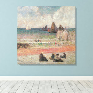 Bathing Dieppe von Paul Gauguin Leinwanddruck