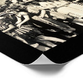 Bathing Fashion Beach Foto 1918 Poster (Ecke)