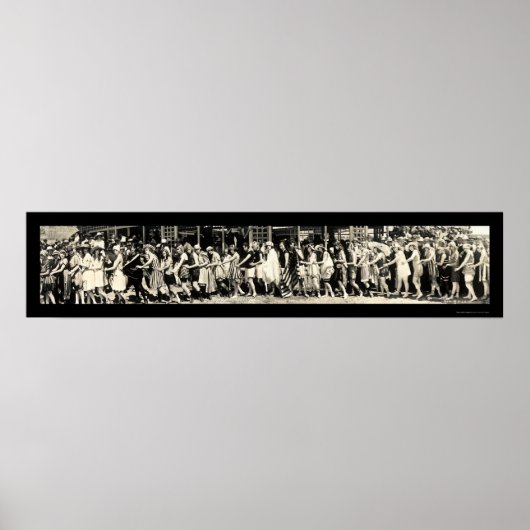Bathing Fashion Beach Foto 1918 Poster (Vorne)