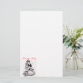 bathingbab, umfassendes Baby Briefpapier (Stehend Vorderseite)