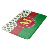 Bathmat, benutzerdefinierte Monogramm-Vorlage Badematte (Schrägansicht)