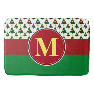 Bathmat, benutzerdefinierte Monogramm-Vorlage Badematte
