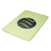 Bathmat, benutzerdefinierte Monogramm-Vorlage Badematte (Schrägansicht)