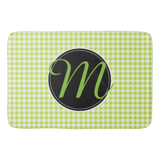 Bathmat, benutzerdefinierte Monogramm-Vorlage Badematte (Vorderseite)