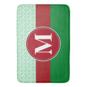 Bathmat, benutzerdefinierte Monogramm-Vorlage Badematte (Vorderseite Vertikal)