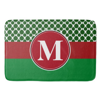 Bathmat, benutzerdefinierte Monogramm-Vorlage Badematte