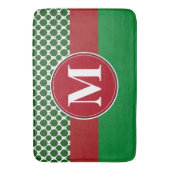 Bathmat, benutzerdefinierte Monogramm-Vorlage Badematte (Vorderseite Vertikal)