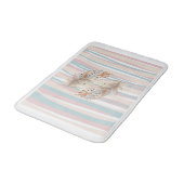 Bathmat"Boho Chic Quill Bathmat - Künstlerische Bö Badematte (Schrägansicht)