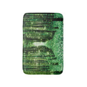 Bathmat Magical Forest Green Mystery Badematte (Vorderseite Vertikal)