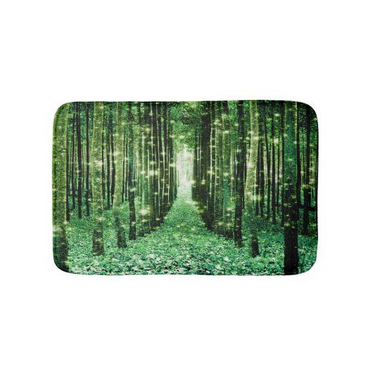 Bathmat Magical Forest Green Mystery Badematte (Vorderseite)