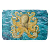 Bathmat Retro Gold Octopus Wasser Badematte (Vorderseite)