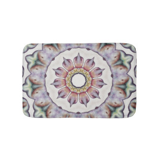 Bathmatt, Abstraktes Kaleidoskop-Bild Badematte